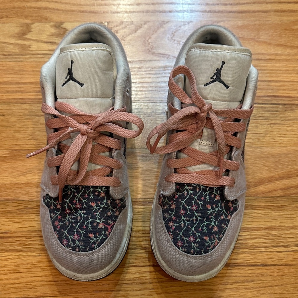 Air Jordan Sneakers with Floral Pattern